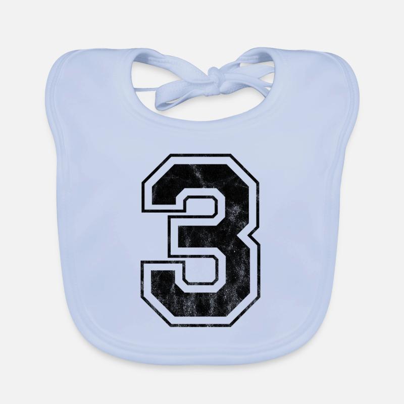 Nummer 3 Baby Bio-Lätzchen