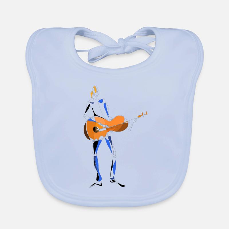 Gitarrist Baby Bio-Lätzchen