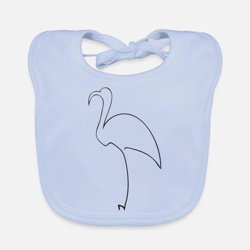 Flamingo Baby Bio-Lätzchen