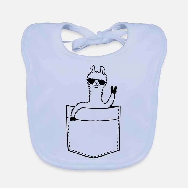 Sac chemise Comic Lama Bavoir bio Bébé