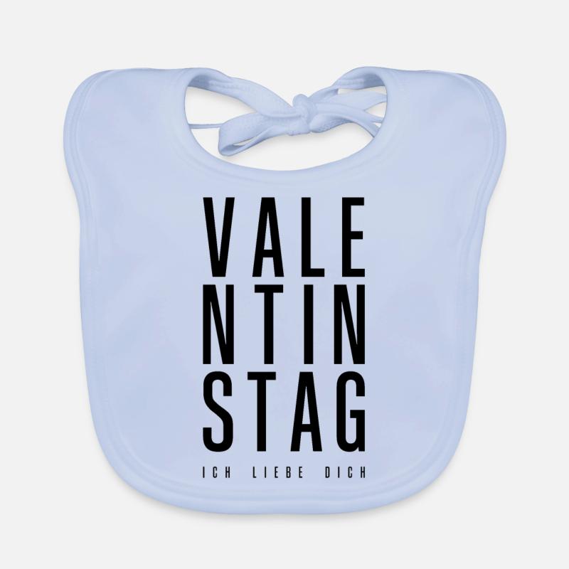 Valentinstag Baby Bio-Lätzchen