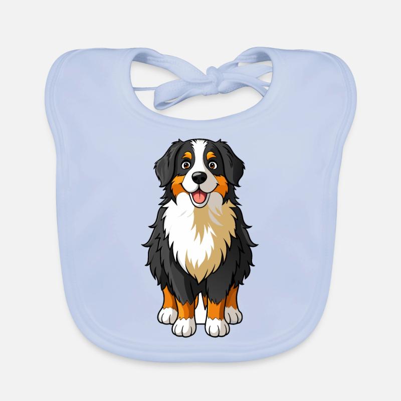 Sanfter Berner Sennenhund Kunst auf Toaster Baby Bio-Lätzchen