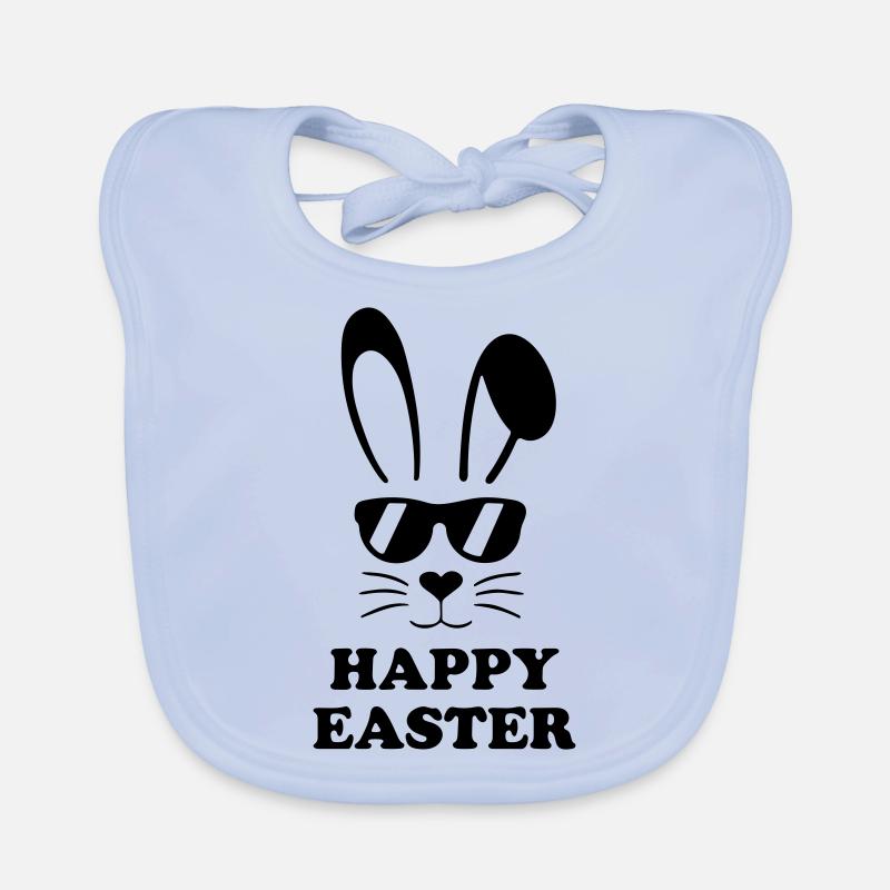 Frohe Ostern Baby Bio-Lätzchen