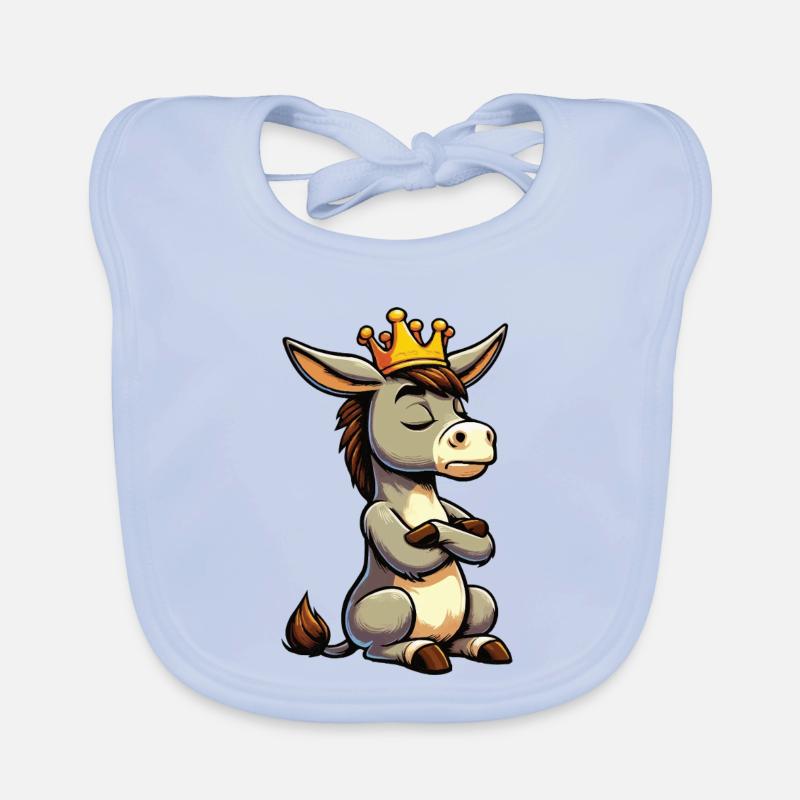 Donkey Donkey Donkey Holder Muli Long-Eared Donkey Muli Organic Baby Bibs