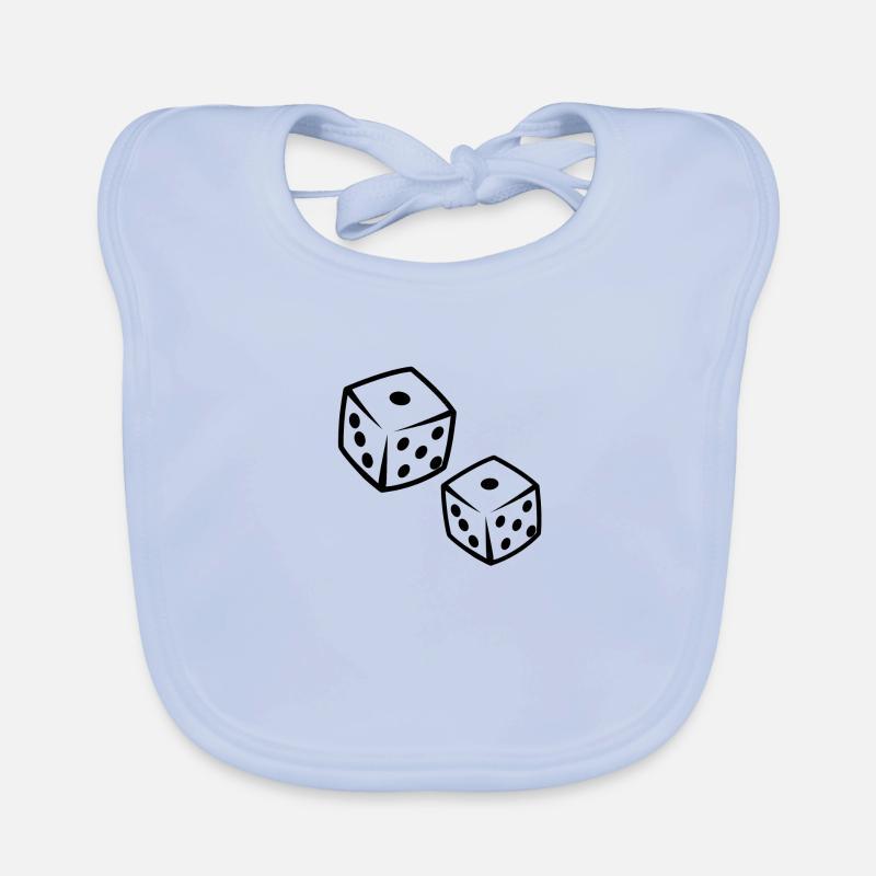 Dice Game Organic Baby Bibs