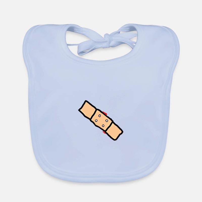 pflaster mit blut Baby Bio-Lätzchen