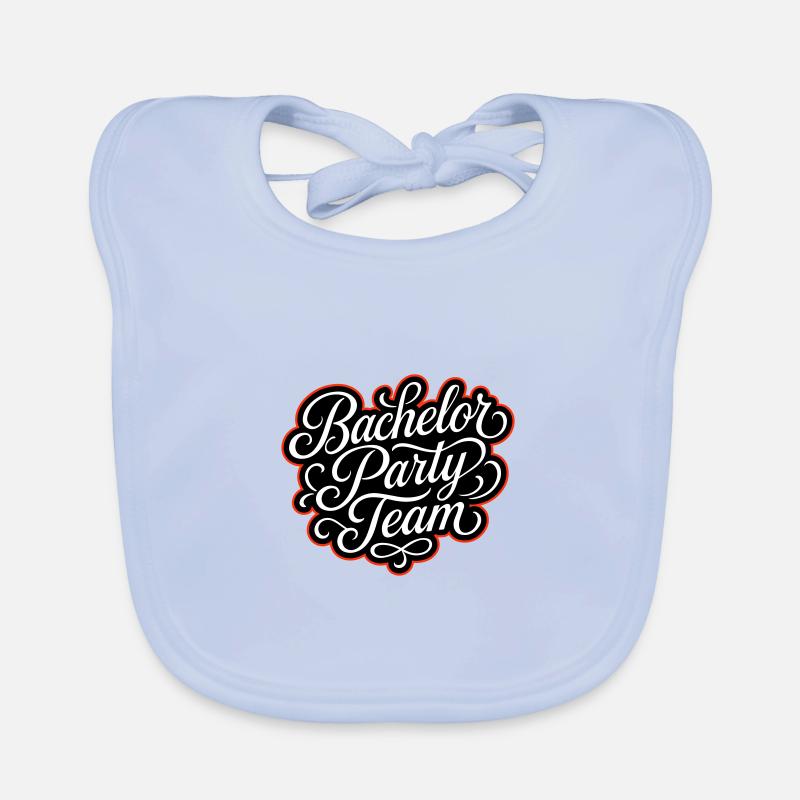 Bachelor Party Team Baby Bio-Lätzchen
