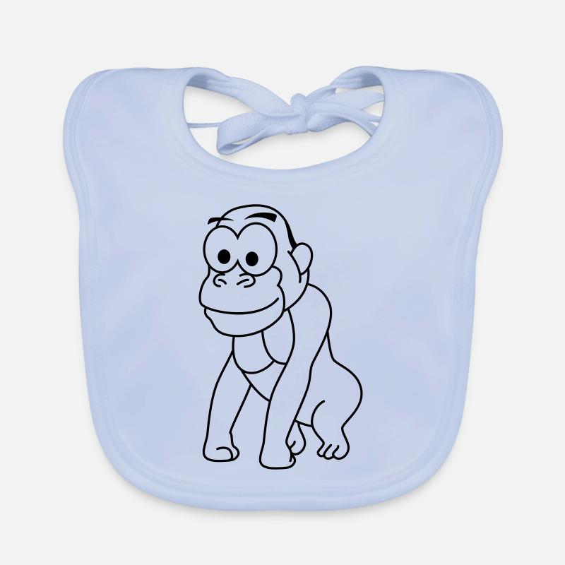 Bande dessinée Gorilla Bavoir bio Bébé