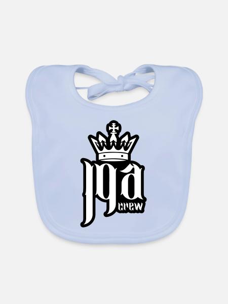 Jga Crew Junggesellenabschied - Baby Bio-Lätzchen - sky Blue - Vorne