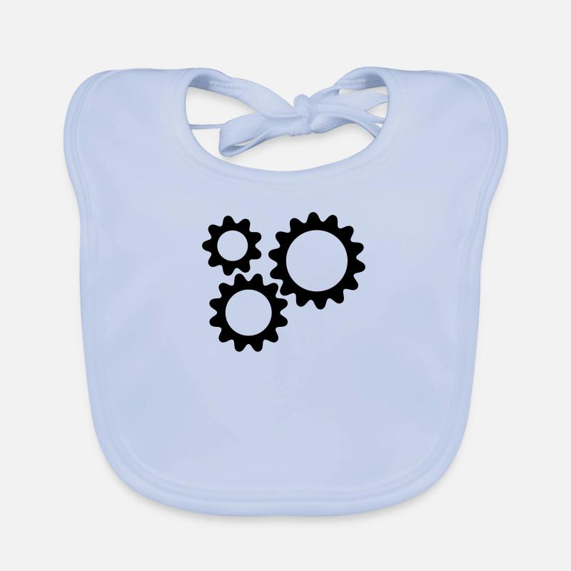 Gears, gear Organic Baby Bibs