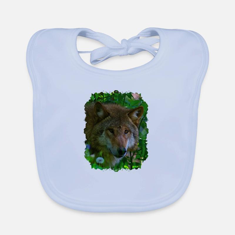 wolf Organic Baby Bibs
