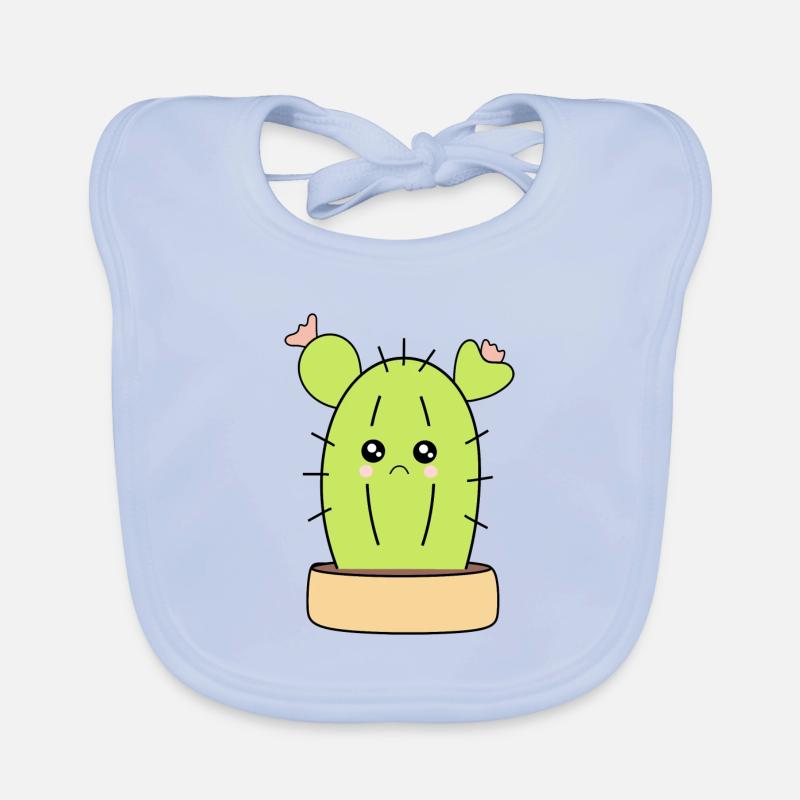 sad cactus Organic Baby Bibs