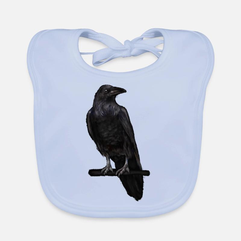Corbeau Bavoir bio Bébé
