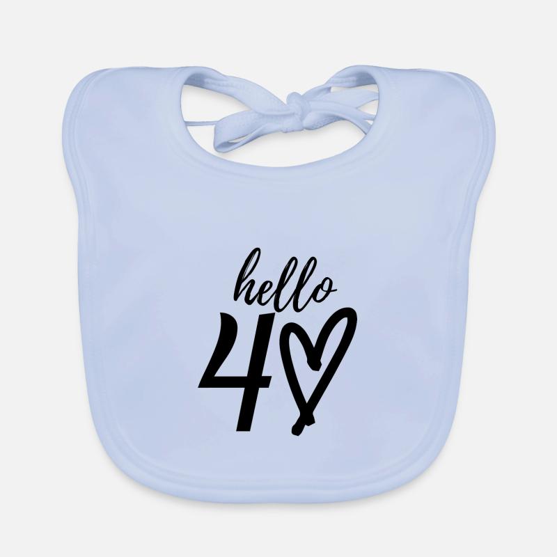 40. Geburtstag Baby Bio-Lätzchen