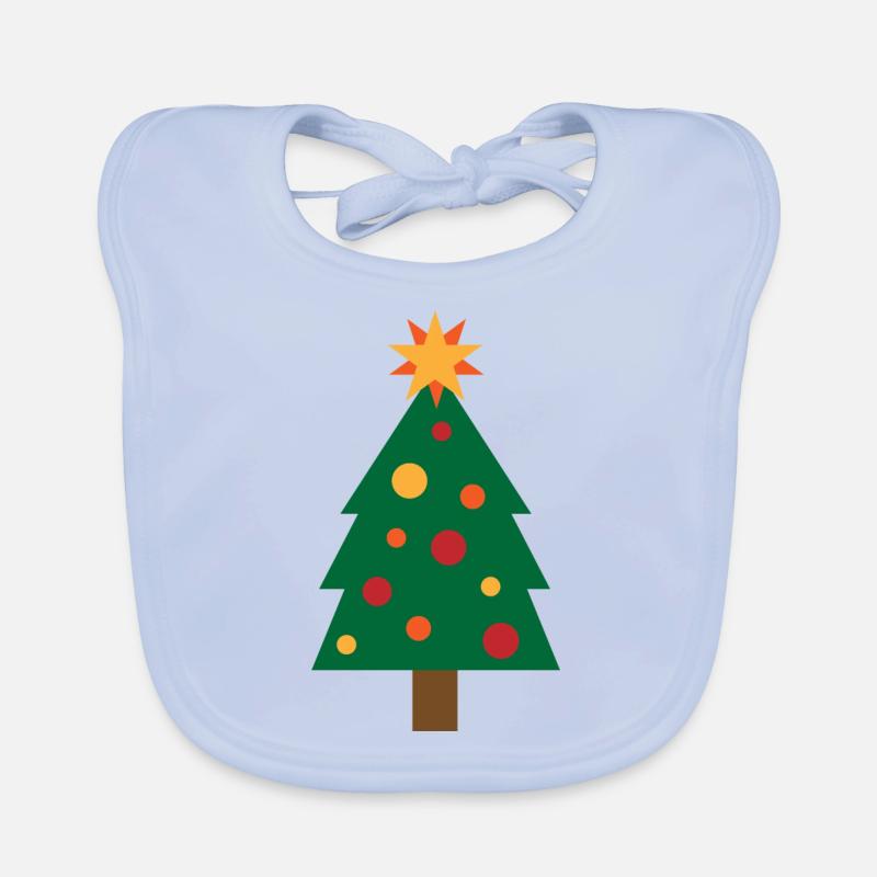 Weihnachtsbaum / Tannenbaum / Christmas Tree Baby Bio-Lätzchen