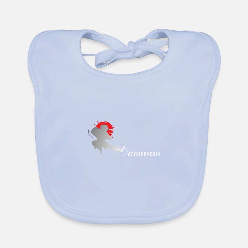 Atychiphobie - kick it Baby Bio-Lätzchen
