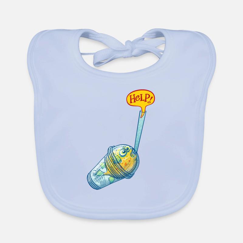 Pufferfish in plastic glass request help Organic Baby Bibs