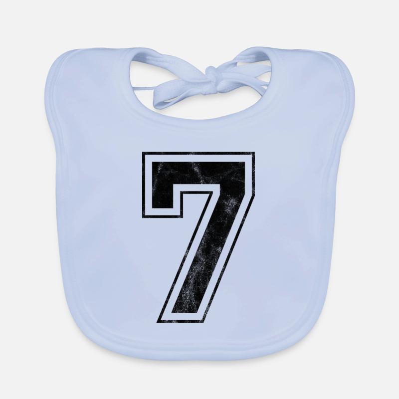 Nummer 7 Baby Bio-Lätzchen