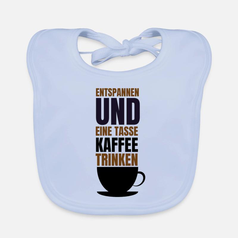 kaffee trinken 2 Baby Bio-Lätzchen