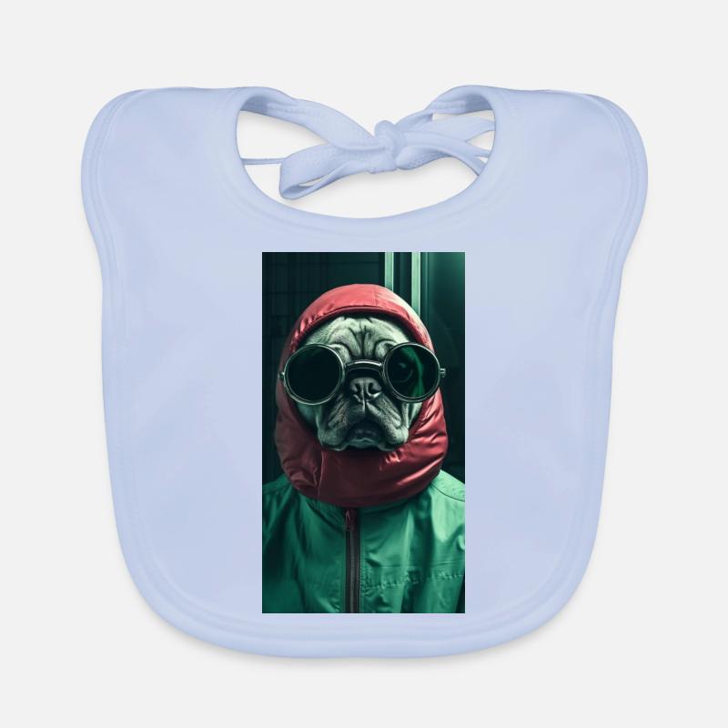 Pug Mops – Cool & Confident Organic Baby Bibs