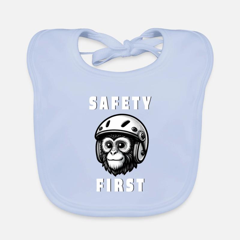 Safety Monkey Organic Baby Bibs