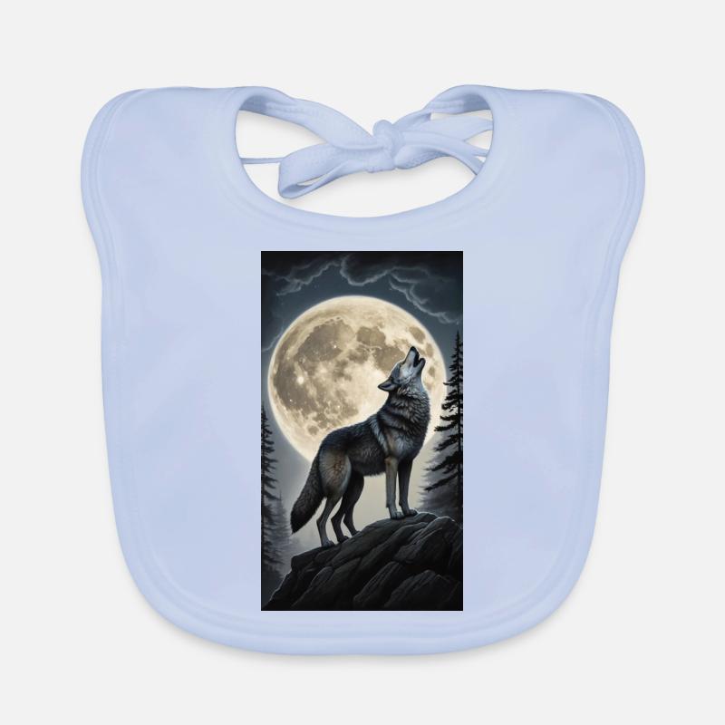 Wolf Organic Baby Bibs