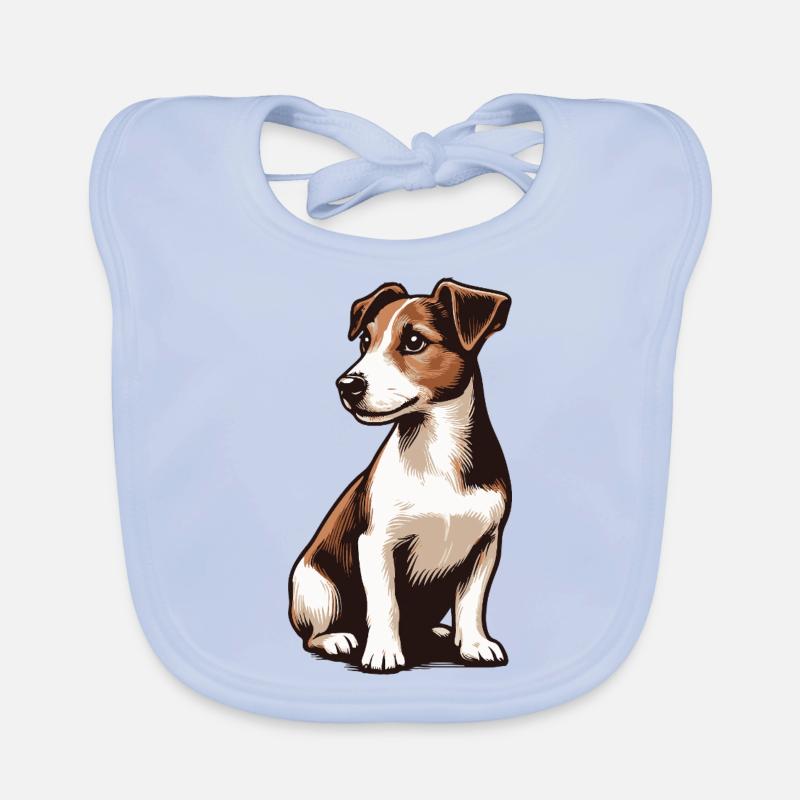 Jack Russell Terrier Baby Bio-Lätzchen