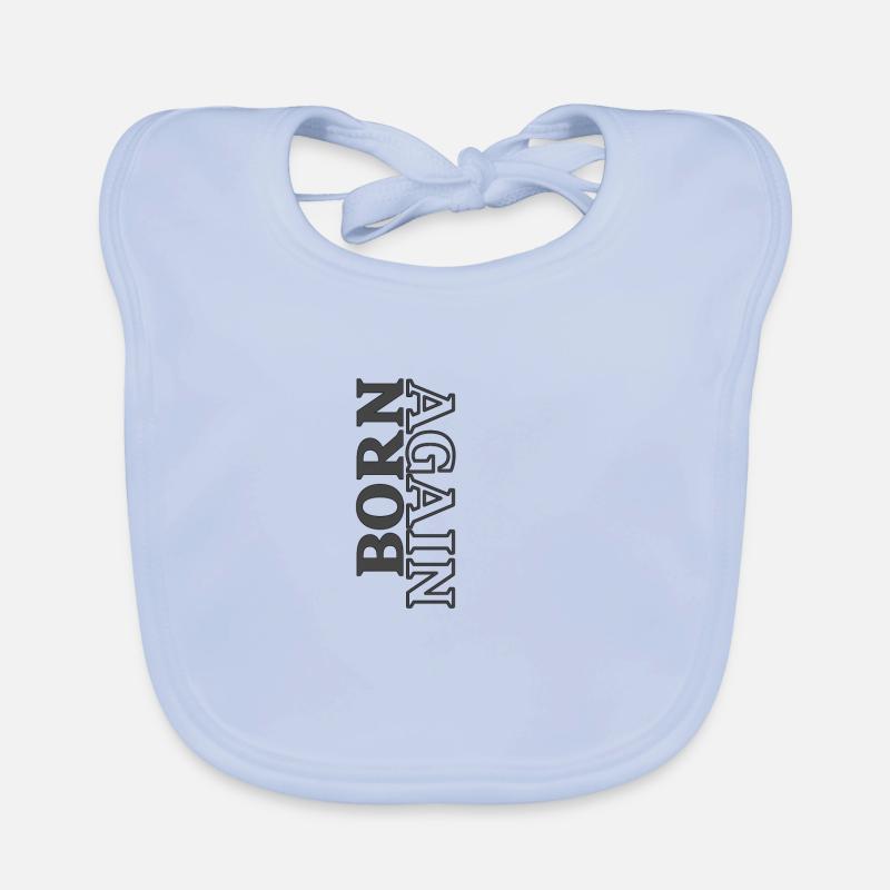 Christian Design Born Again Organic Baby Bibs
