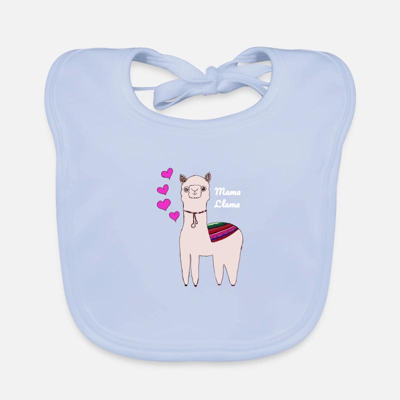 Mama Lama Muttertagsgeschenk Baby Bio-Lätzchen
