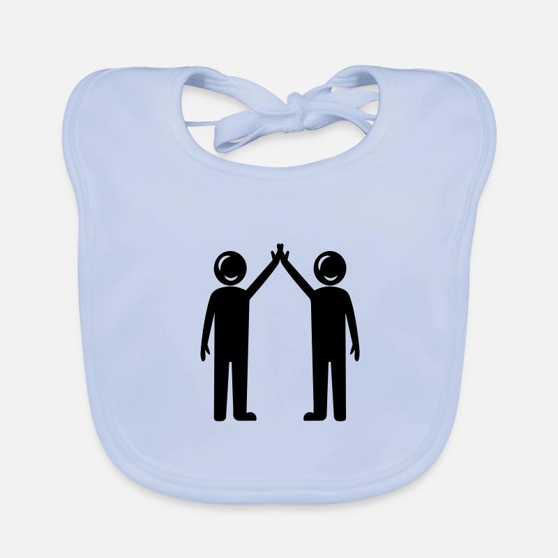 Freundschaft Beste Freunde Baby Bio-Lätzchen