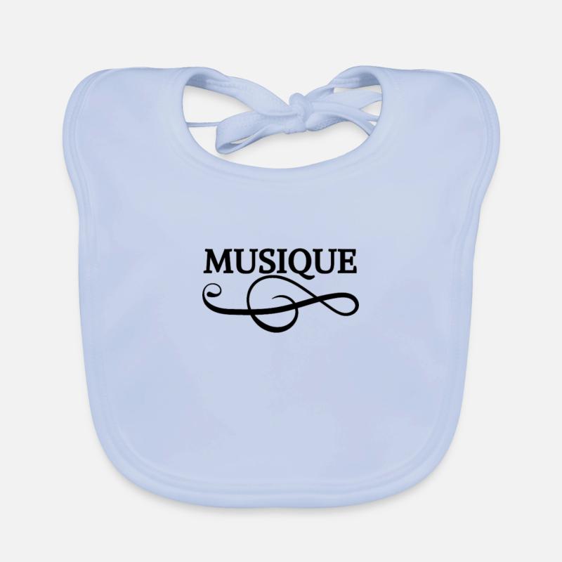 Musique Bavoir bio Bébé