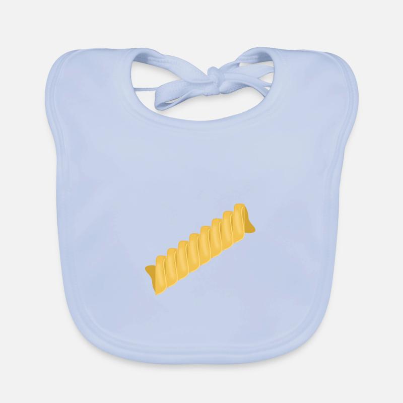 Idée cadeau de nouilles de pâtes Bavoir bio Bébé