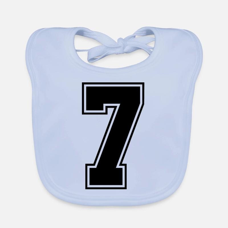7 nombre de maillots Bavoir bio Bébé