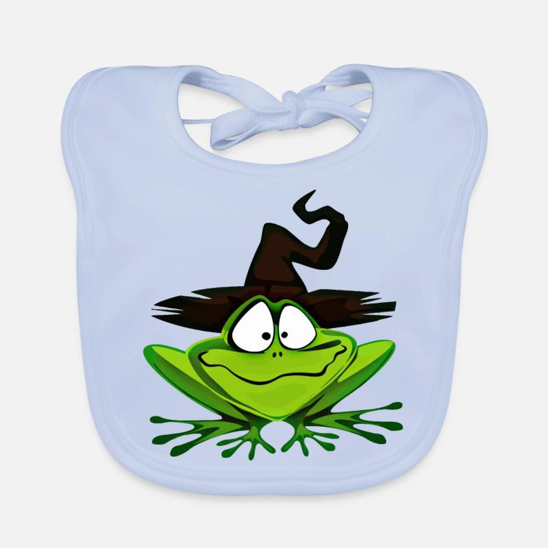 grenouille mignonne Bavoir bio Bébé