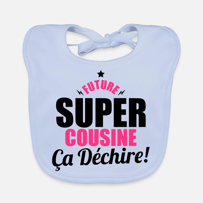 future super cousine ça dechire Bavoir bio Bébé