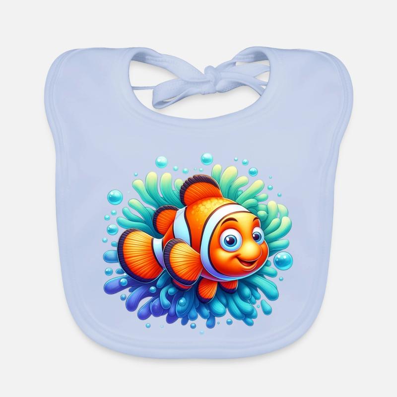 Clownfisch Baby Bio-Lätzchen