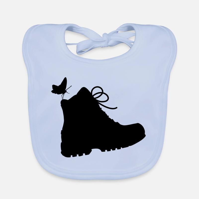 Hiking boot Organic Baby Bibs