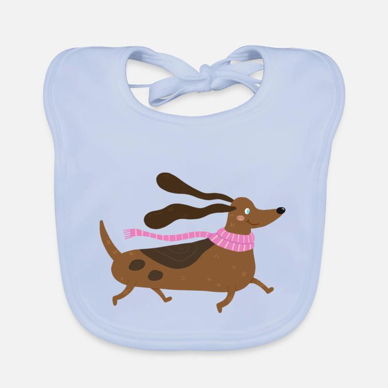 Petit teckel Bavoir bio Bébé