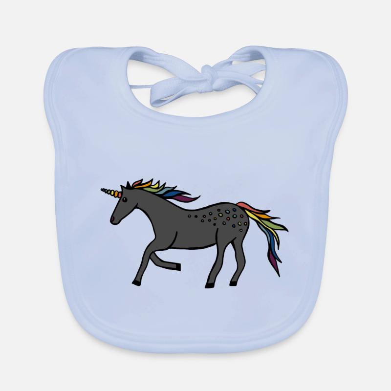 Licorne rapide Bavoir bio Bébé