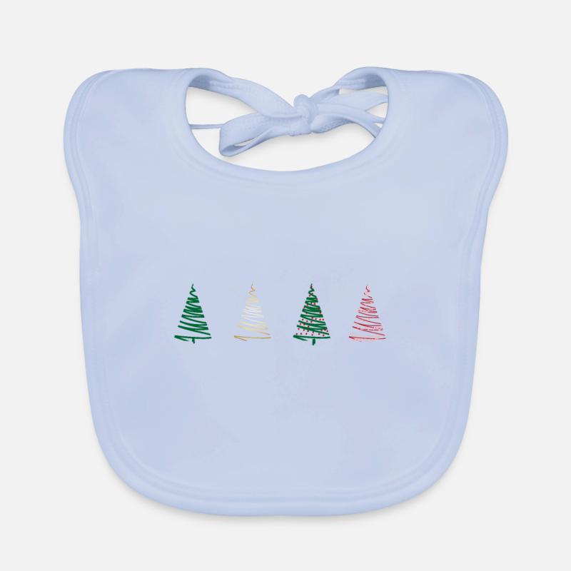 weihnachtsbaum christmas tree geschenk weihnachten Baby Bio-Lätzchen