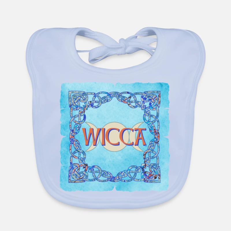 Celtic frame Wicca E 238 Organic Baby Bibs