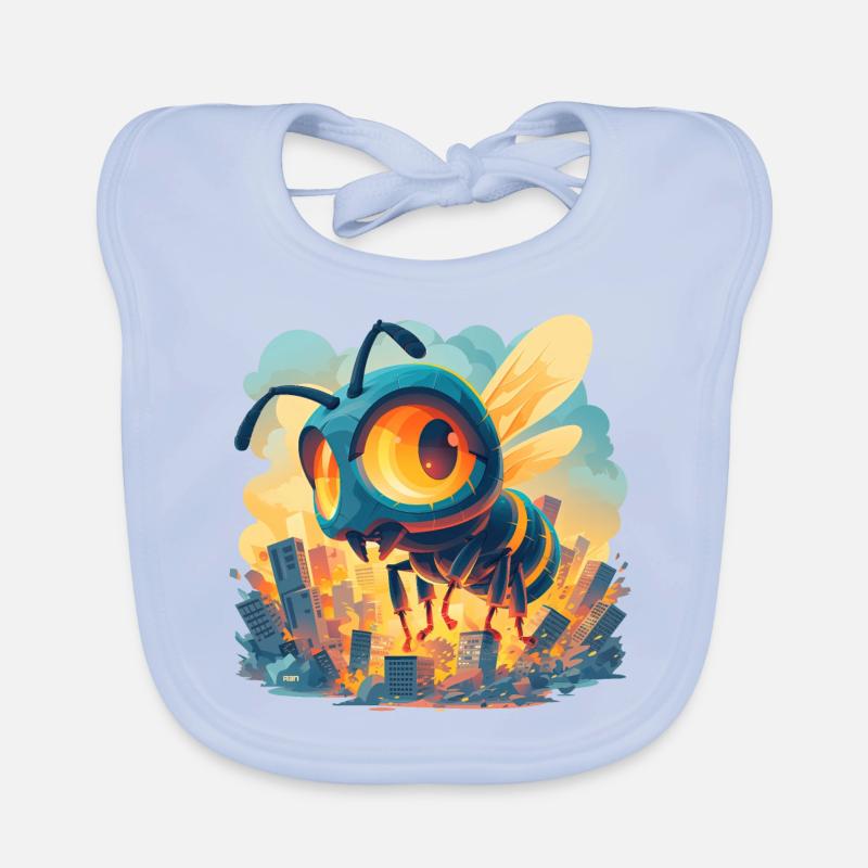 Giant Bee Organic Baby Bibs