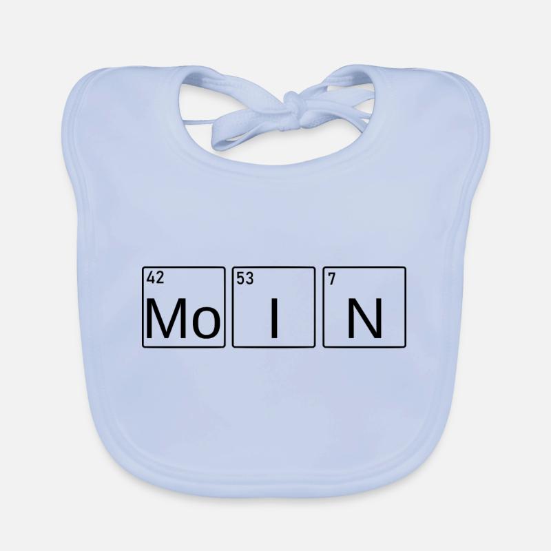Moin - Éléments du Nord [black] Bavoir bio Bébé