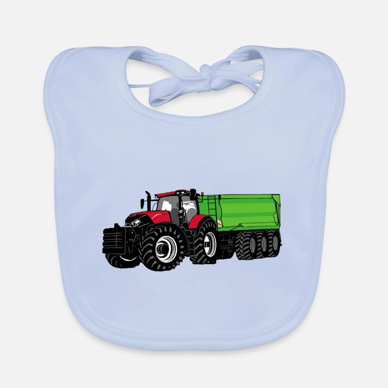 Traktor - Schlepper - Landwirt - Bauer Baby Bio-Lätzchen