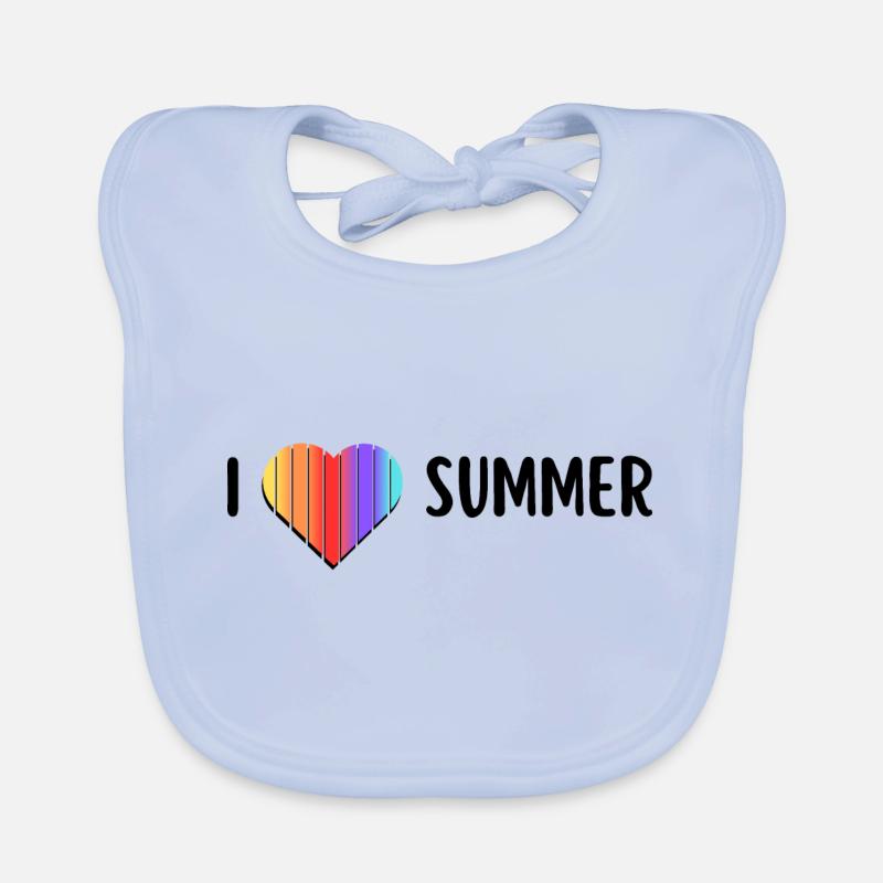 I love Summer Organic Baby Bibs