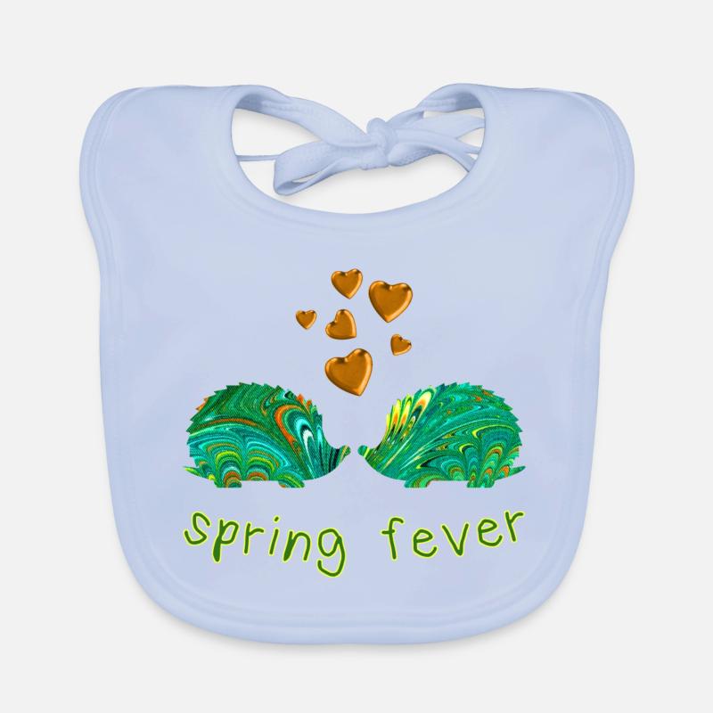 Hedgehog E 71 Spring Love Organic Baby Bibs