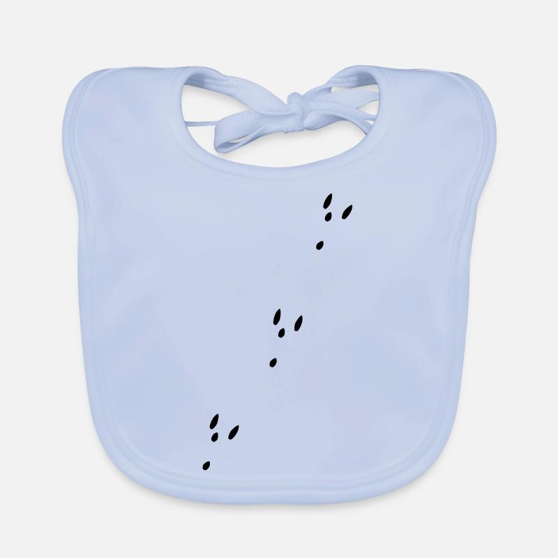 Lapin piste saut saut saut Bavoir bio Bébé