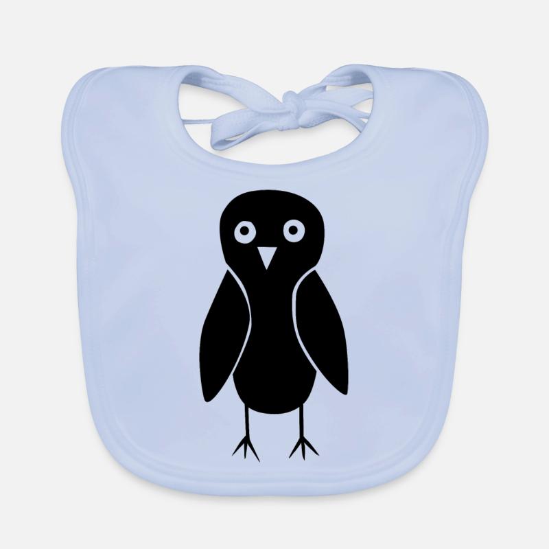 Sketch Style Eule Wald Tier Wildtier Baby Bio-Lätzchen