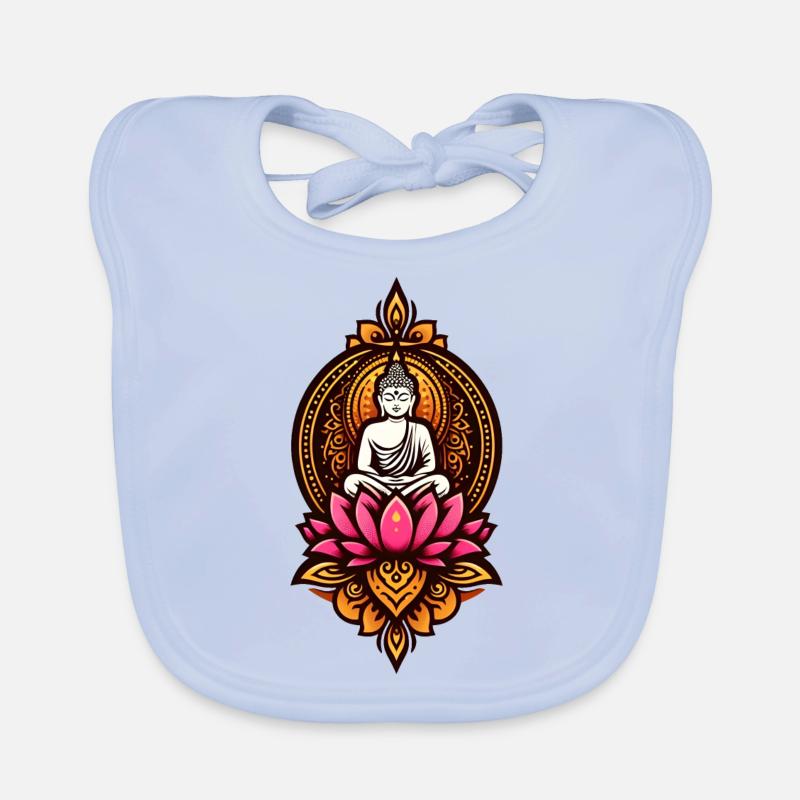 Bouddha assis Bavoir bio Bébé