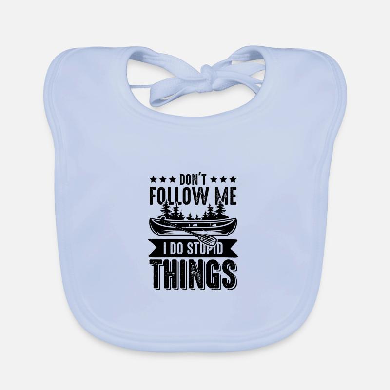 Canoeing wilderness Organic Baby Bibs